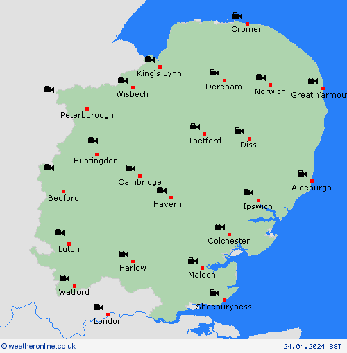 webcam  United Kingdom Forecast maps