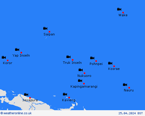 webcam Wake Island Oceania Forecast maps