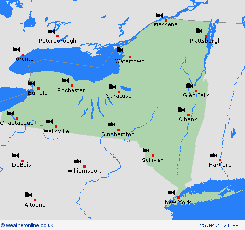 webcam New York North America Forecast maps