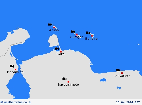 webcam Netherl.  Antilles South America Forecast maps