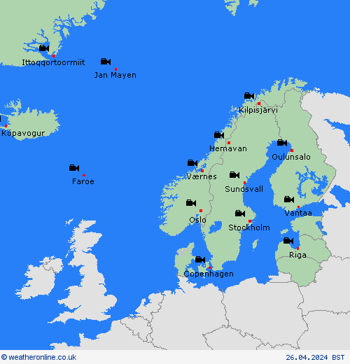 webcam  Europe Forecast maps