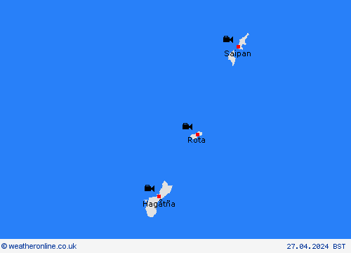 webcam Marianen Oceania Forecast maps