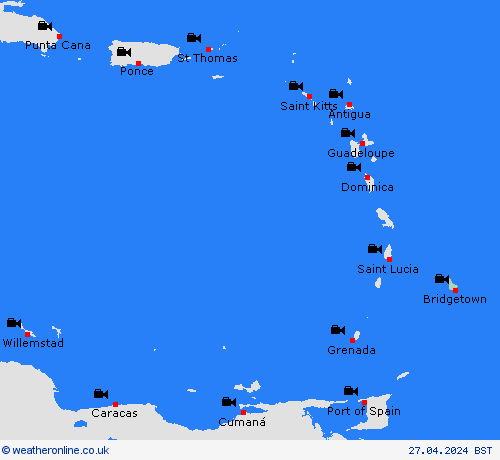 webcam Barbados Europe Forecast maps