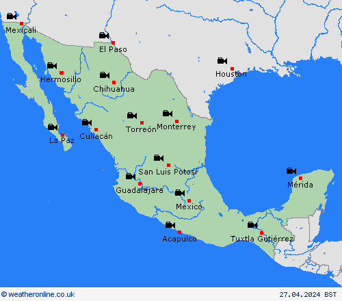 webcam Mexico Europe Forecast maps