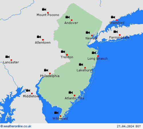webcam New Jersey Europe Forecast maps