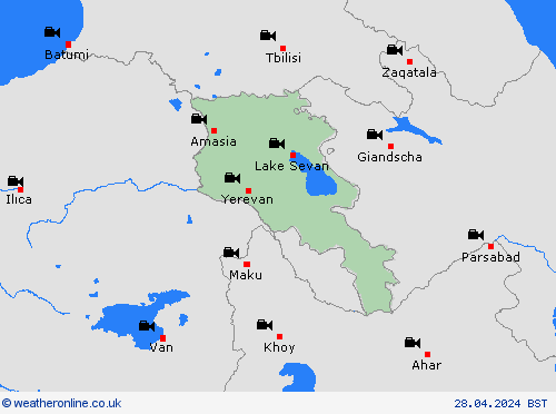 webcam Armenia Europe Forecast maps