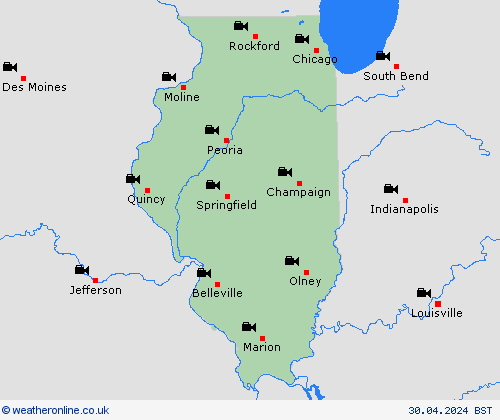 webcam Illinois Europe Forecast maps