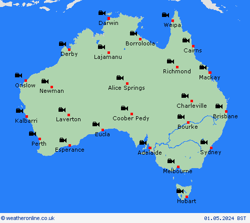 webcam Australia Europe Forecast maps