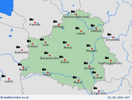 webcam Belarus Europe Forecast maps