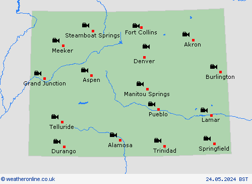 webcam Colorado North America Forecast maps