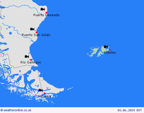 webcam Falkland Islands Europe Forecast maps