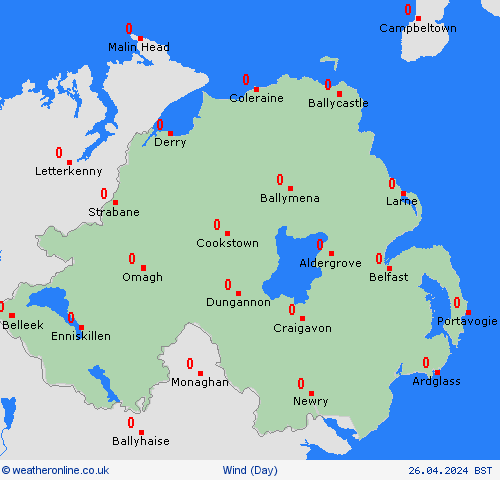 wind  United Kingdom Forecast maps