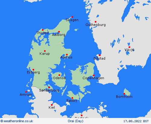overview Danija Europa Forecast maps