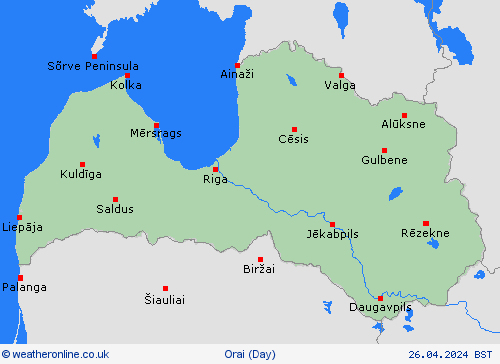 overview Latvija Europa Forecast maps